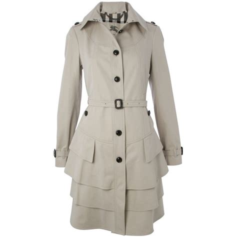 burberry cottisford tiered trench coat|burberry trench jacket.